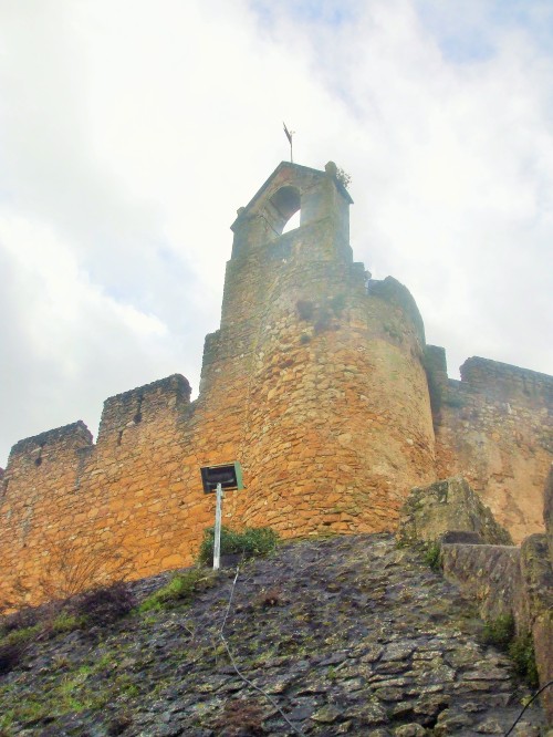 Campanário da desaparecida igreja de Santa Catarina das templárias do castelo de Tomar